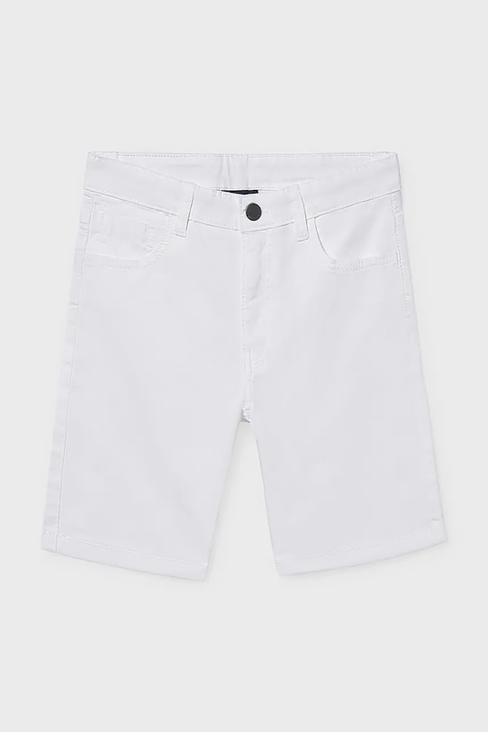 Otroške kratke hlače Mayoral 231.7G.Junior.PPY2 bela SS26