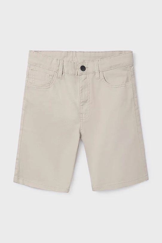 Mayoral szorty dziecięce z elastanem beżowy 231.7G.Junior.PPY2