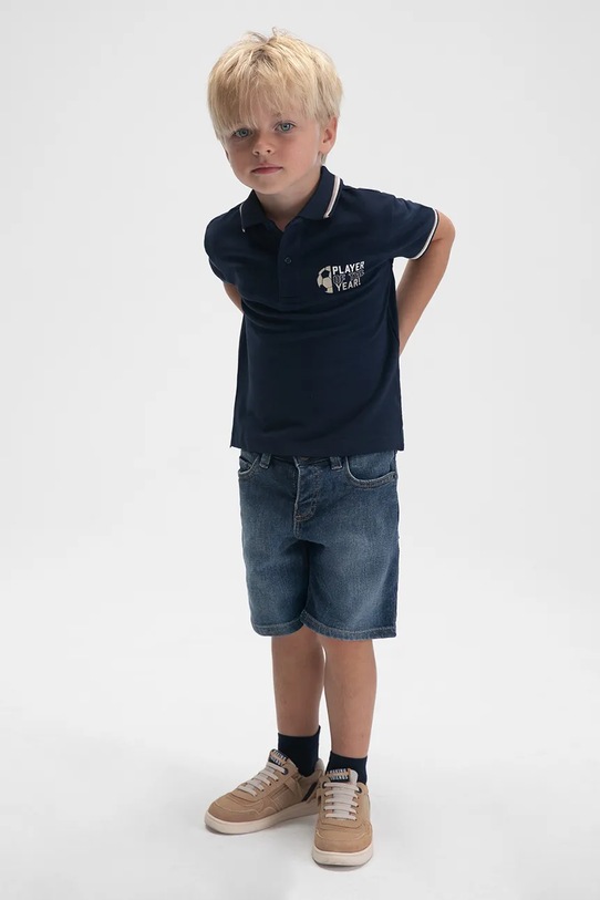 Мальчик Детские джинсовые шорты Mayoral 237.5K.Mini.PPY2 тёмно-синий
