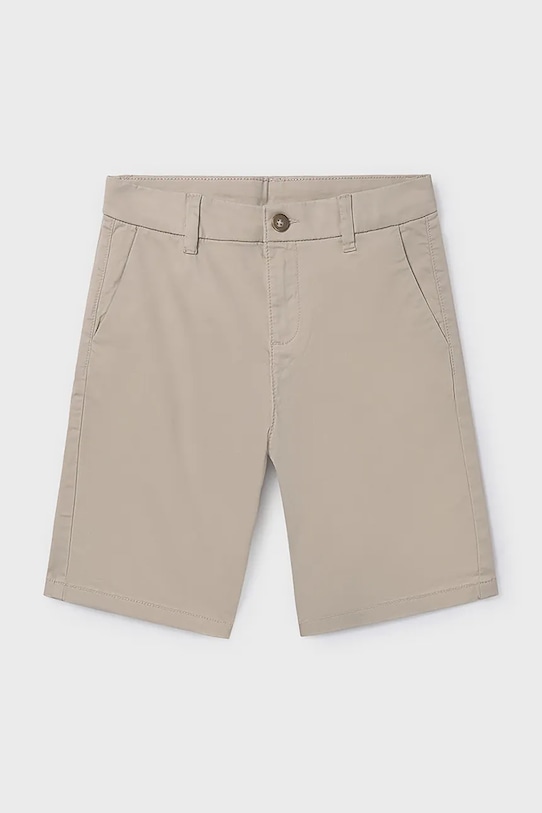Mayoral szorty dziecięce z elastanem beżowy 242.7C.Junior.PPY2