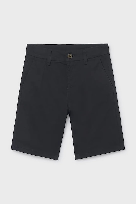Mayoral szorty dziecięce z elastanem czarny 242.7C.Junior.PPY2