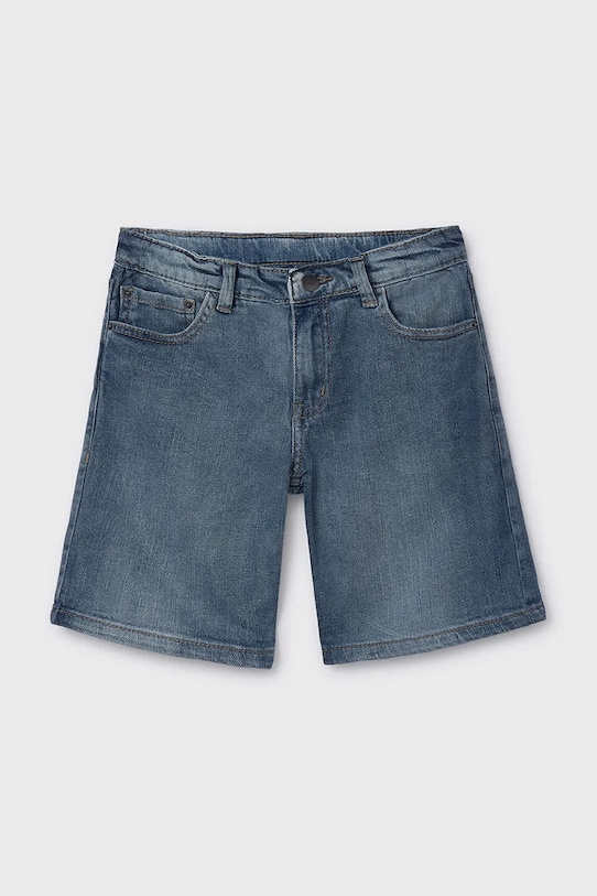 Otroške kratke hlače iz jeansa Mayoral Z elastanom modra 252.7G.Junior.PPY2