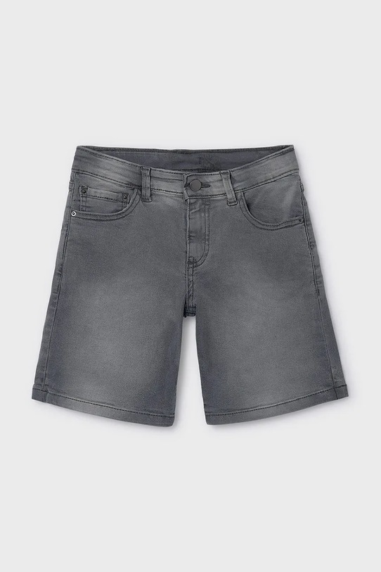 Mayoral pantaloni scurți din denim pentru copii casual negru 252.7G.Junior.PPY2