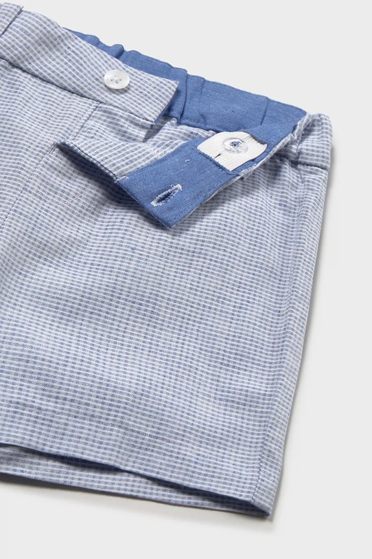 Chłopiec Mayoral szorty z domieszką lnu dziecięce 1215.3A.Baby.PPY2 niebieski