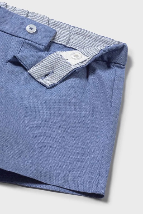 Dječje kratke hlače s dodatkom lana Mayoral plava 1215.3A.Baby.PPY2