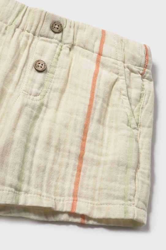 Мальчик Детские хлопковые шорты Mayoral 1216.3C.Baby.PPY2 бежевый