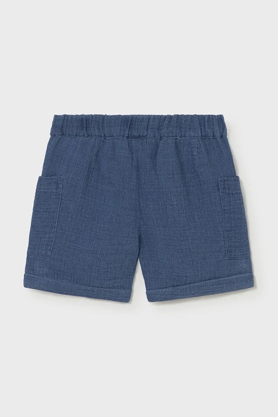 Детские хлопковые шорты Mayoral 1217.3C.Baby.PPY2 голубой SS26
