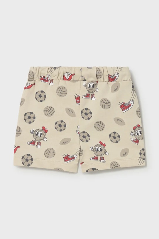 Мальчик Детские хлопковые шорты Mayoral 1218.3E.Baby.PPY2 бежевый