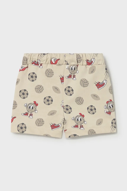 Мальчик Детские хлопковые шорты Mayoral 1218.3E.Baby.PPY2 бежевый