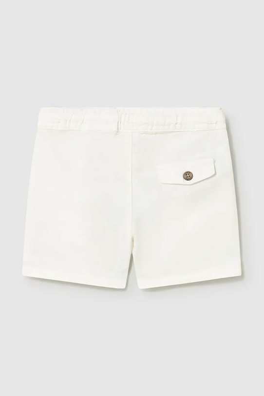 Σορτς με λινό για παιδιά Mayoral 1220.3F.Baby.PPY2 λευκό SS26