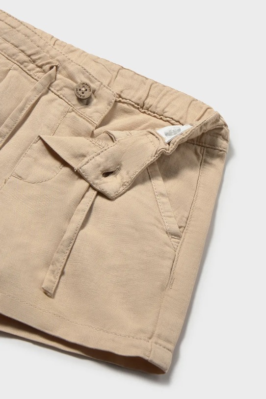 Chłopiec Mayoral szorty z dodatkiem lnu dziecięce 1220.3F.Baby.PPY2 brązowy