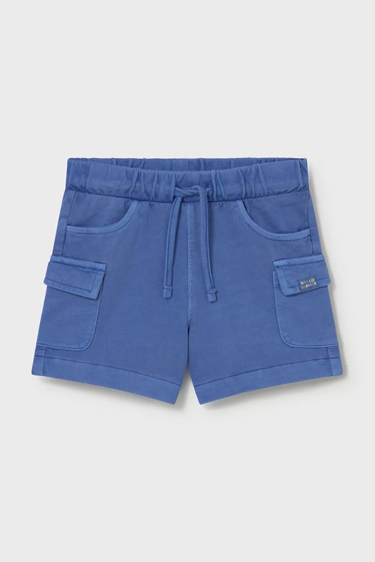 Mayoral szorty bawełniane dziecięce 1223.3H.Baby.PPY2 niebieski SS26