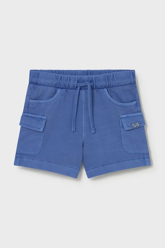 Mayoral szorty bawełniane dziecięce 1223.3H.Baby.PPY2 niebieski SS26
