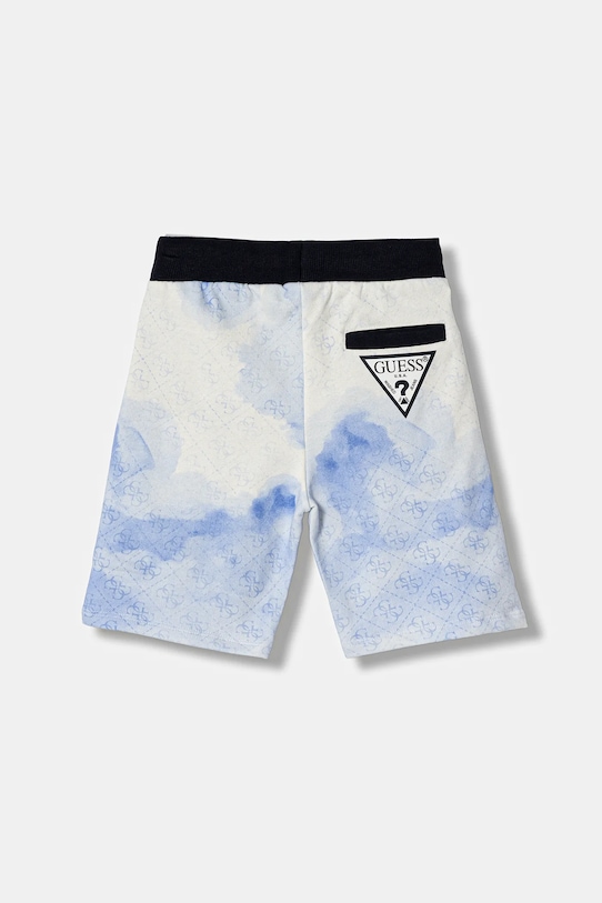 Guess szorty bawełniane dziecięce N6RD00.KA6R4.PPY2 niebieski SS26