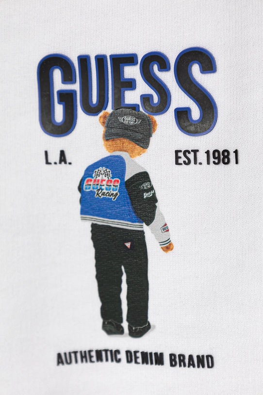 Chłopiec Guess szorty bawełniane dziecięce N6RD02.KAD74.PPY2 biały