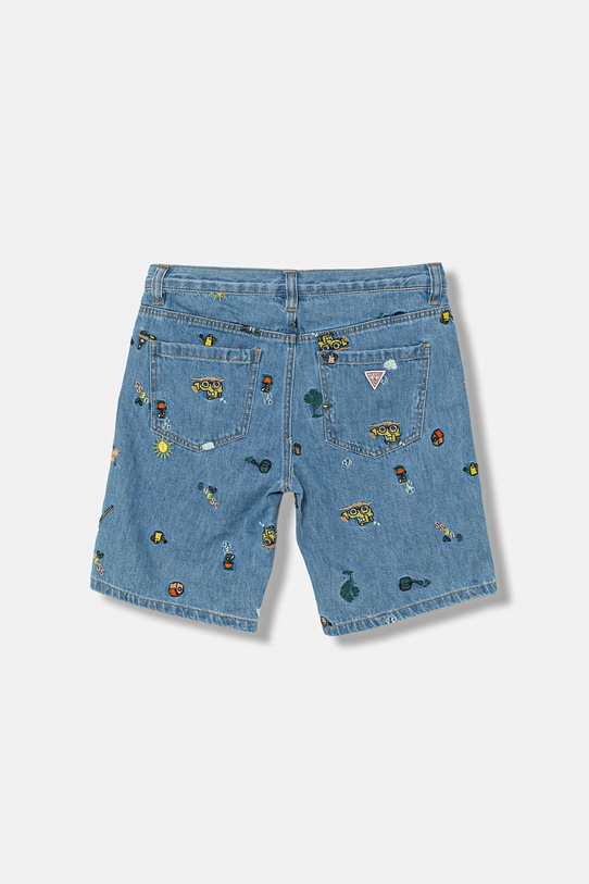 Guess szorty jeansowe dziecięce N6RD06.D4EU0.PPY2 niebieski SS26