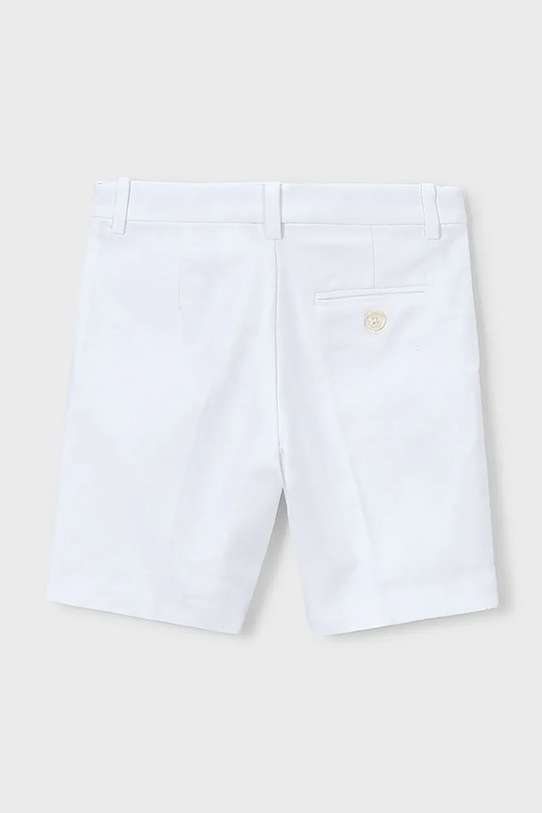 Chłopiec Mayoral szorty z domieszką lnu dziecięce 3201.5B.Mini.PPY2 biały