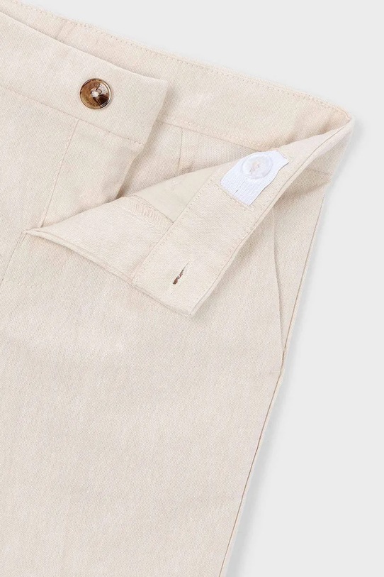 Mayoral szorty z domieszką lnu dziecięce beżowy 3201.5B.Mini.PPY2