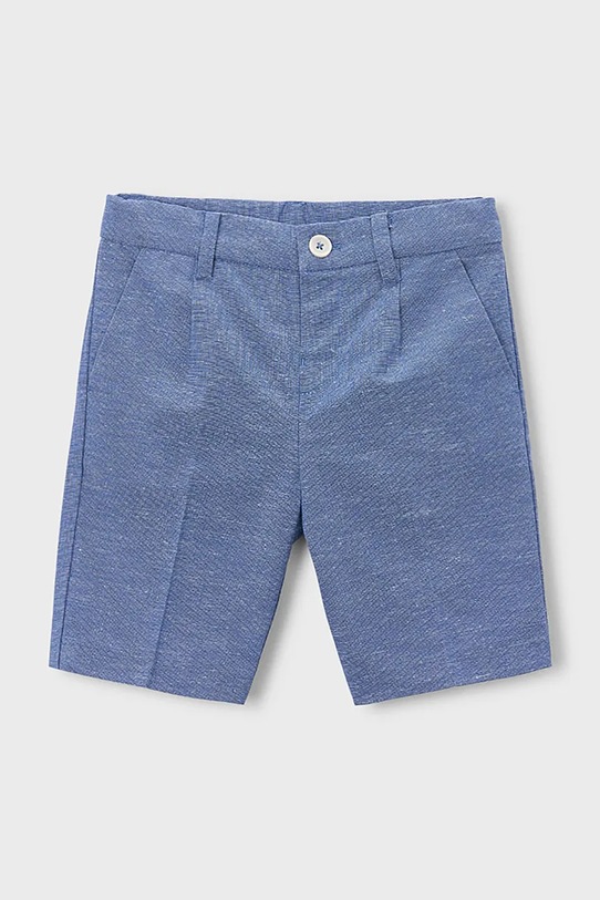Mayoral szorty z domieszką lnu dziecięce casual niebieski 3201.5B.Mini.PPY2
