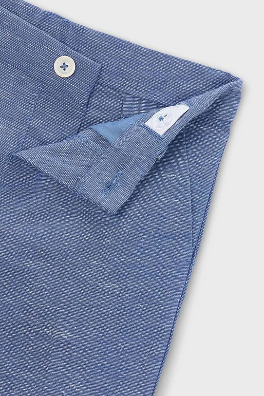 Chłopiec Mayoral szorty z domieszką lnu dziecięce 3201.5B.Mini.PPY2 niebieski