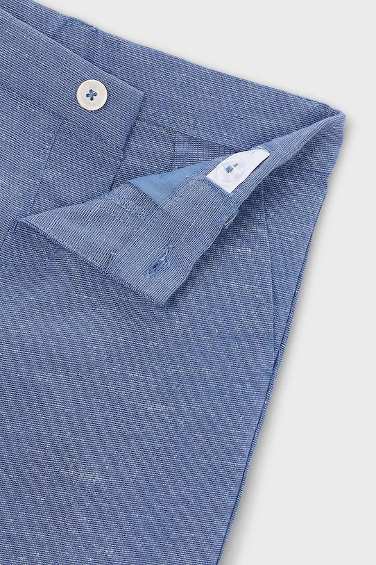 Chłopiec Mayoral szorty z domieszką lnu dziecięce 3201.5B.Mini.PPY2 niebieski