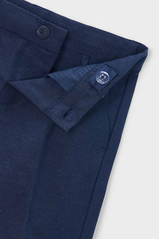 Chłopiec Mayoral szorty z domieszką lnu dziecięce 3201.5B.Mini.PPY2 granatowy