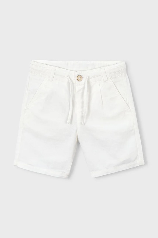 Детские шорты с добавлением льна Mayoral 3202.5C.Mini.PPY2 бежевый SS26