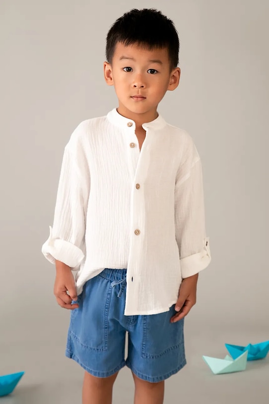 Mayoral szorty dziecięce casual niebieski 3204.5D.Mini.PPY2