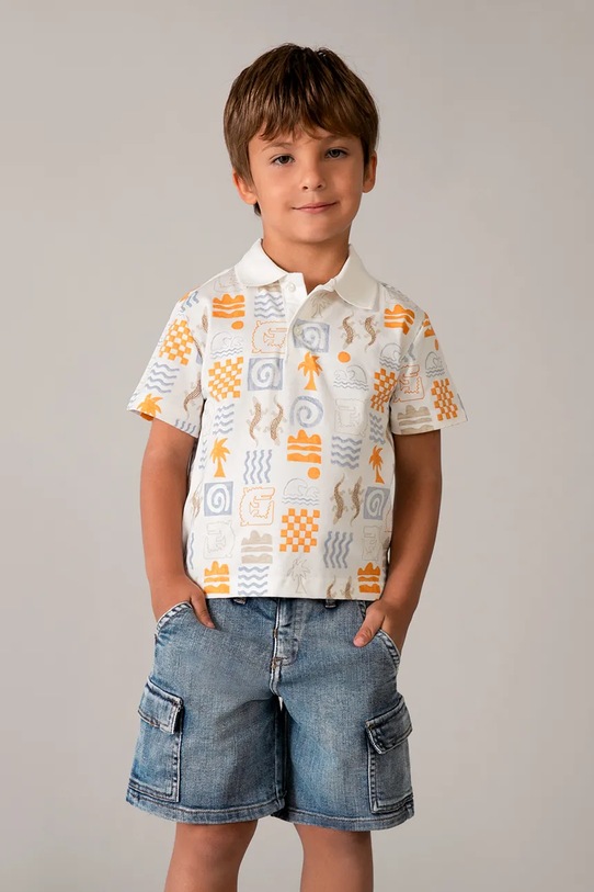 Детские джинсовые шорты Mayoral casual голубой 3206.5D.Mini.PPY2