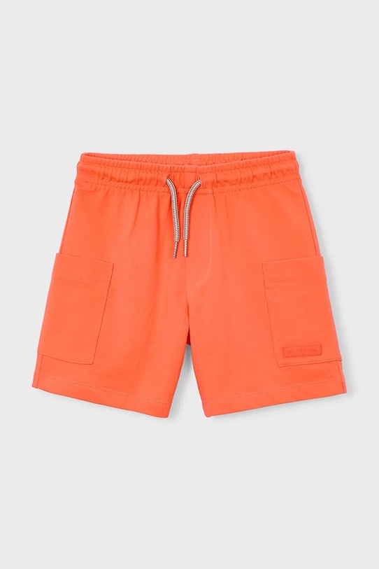 Mayoral szorty bawełniane dziecięce 3211.5H.Mini.PPY2 pomarańczowy SS26