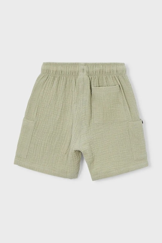 Παιδικό βαμβακερό σορτς Mayoral 3212.5H.Mini.PPY2 πράσινο SS26