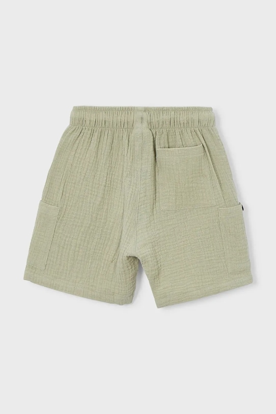 Παιδικό βαμβακερό σορτς Mayoral 3212.5H.Mini.PPY2 πράσινο SS26