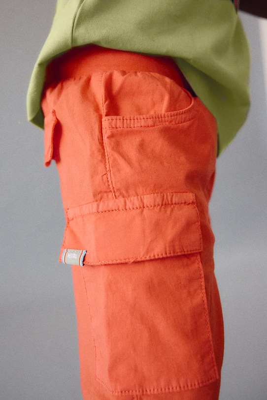 Mayoral szorty dziecięce 3214.5J.Mini.PPY2 pomarańczowy