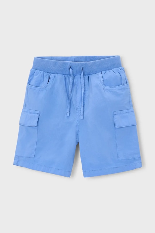 Mayoral pantaloni scurți copii 3214.5J.Mini.PPY2 albastru SS26