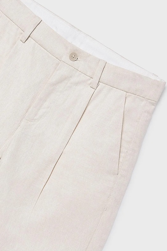 Chłopiec Mayoral szorty z domieszką lnu dziecięce 6214.7A.Junior.PPY2 beżowy