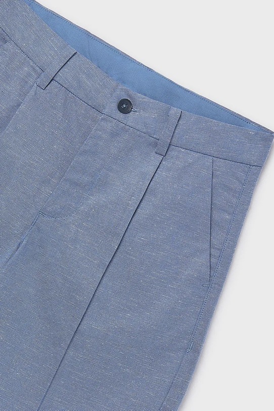 Mayoral szorty z domieszką lnu dziecięce niebieski 6214.7A.Junior.PPY2