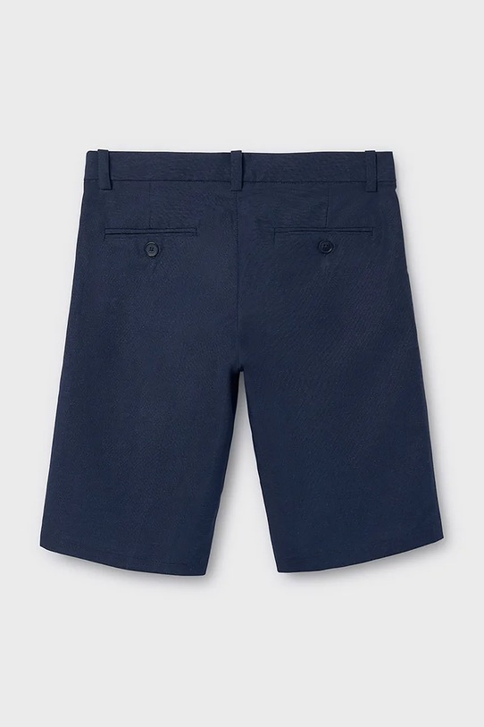 Dječje kratke hlače s dodatkom lana Mayoral 6214.7A.Junior.PPY2 mornarsko plava SS26