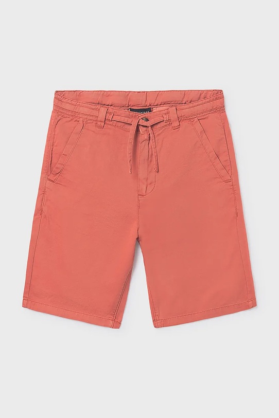 Dječje pamučne kratke hlače Mayoral 6216.7B.Junior.PPY2 narančasta SS26