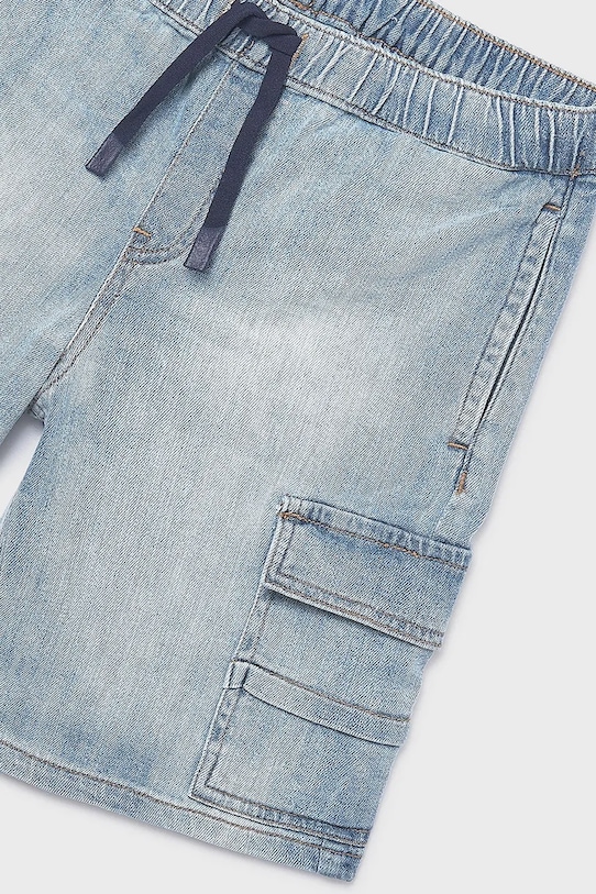 Мальчик Детские джинсовые шорты Mayoral 6218.7C.Junior.PPY2 голубой