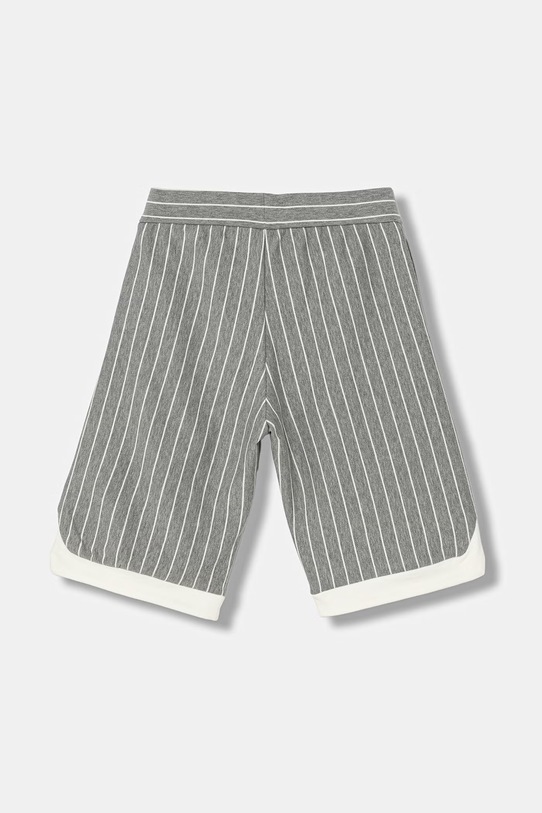 Emporio Armani szorty bawełniane dziecięce EB001057.AF21874 szary SS26
