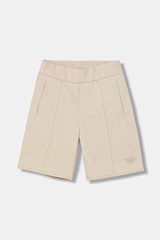 Emporio Armani szorty dziecięce casual beżowy EB001060.AF20698