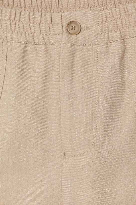 CHLAPEC Dětské šortky s přídavkem lnu Emporio Armani EB001063.AF20957 béžová