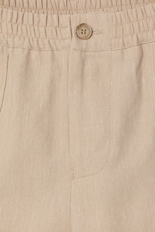 CHLAPEC Dětské šortky s přídavkem lnu Emporio Armani EB001063.AF20957 béžová