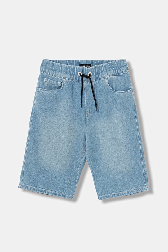 Emporio Armani szorty jeansowe dziecięce casual niebieski EB001264.AF21778