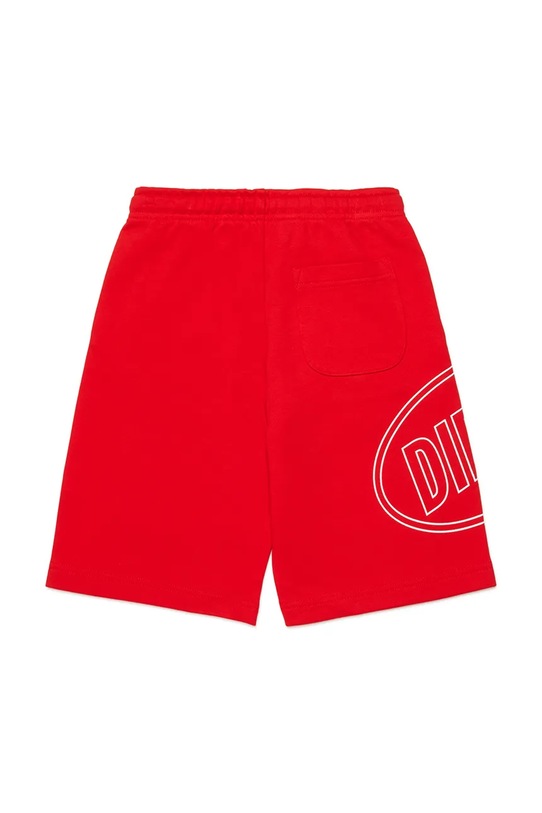 Fiú Diesel gyerek pamut rövidnadrág PCIRCLE SHORT SHORTS J02676.0GEAD piros