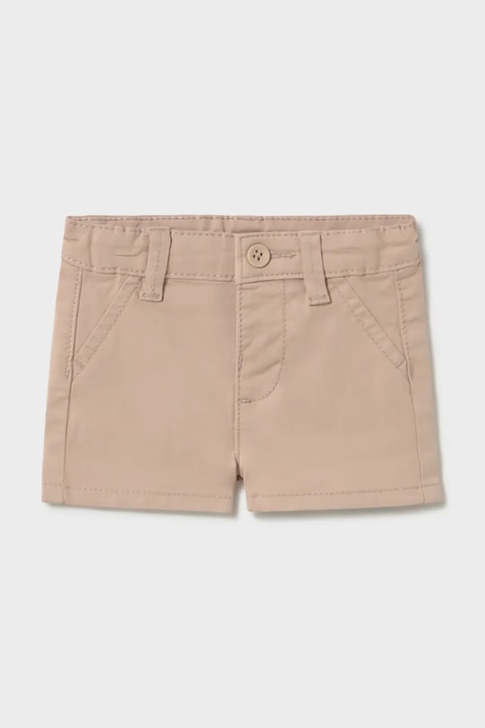 Mayoral Newborn szorty niemowlęce z elastanem beżowy 1271.1P.Newborn.PPY2