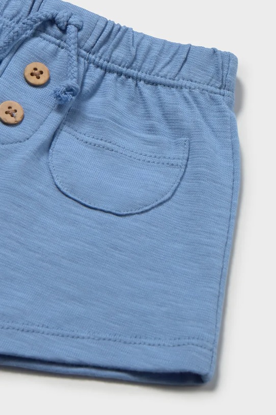 Băieți Mayoral Newborn pantaloni scurți din bumbac pentru copii 1273.1R.Newborn.PPY2 albastru