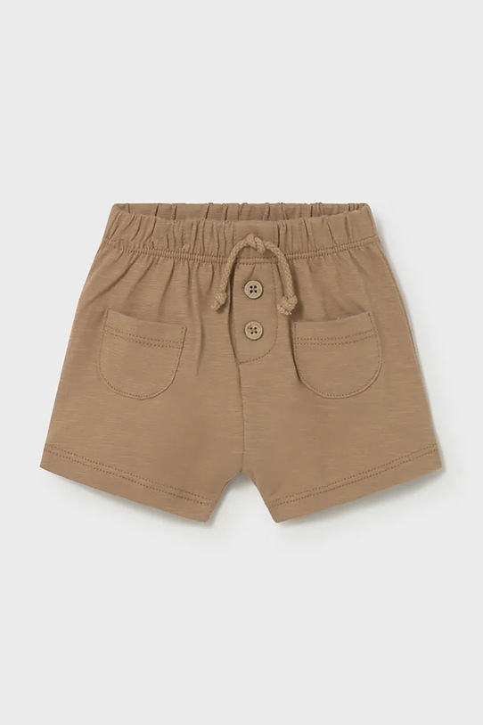 Детские хлопковые шорты Mayoral Newborn casual коричневый 1273.1R.Newborn.PPY2