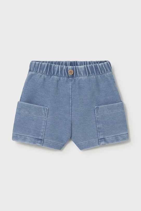 Mayoral Newborn szorty jeansowe niemowlęce z elastanem niebieski 1293.1Q.Newborn.PPY2