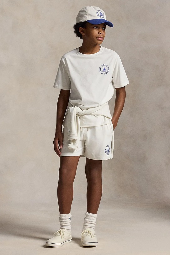 Polo Ralph Lauren szorty bawełniane dziecięce biały 323A12247003